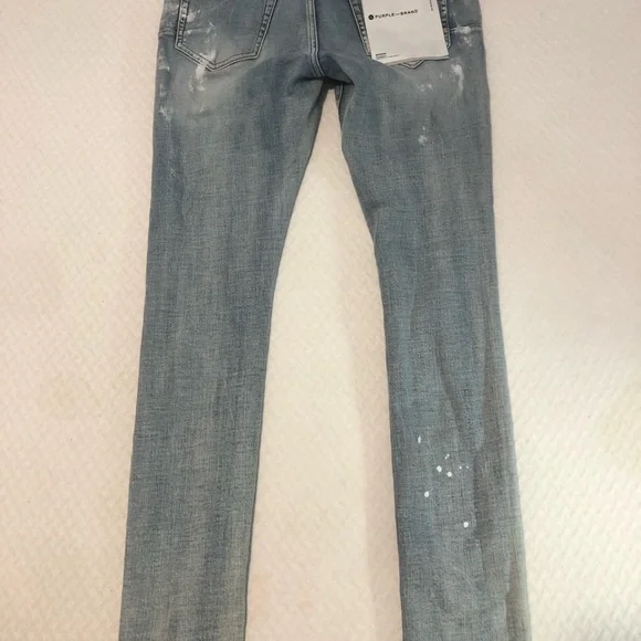 Purple jeans